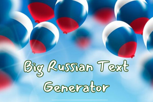 Big Russian Text Generator image