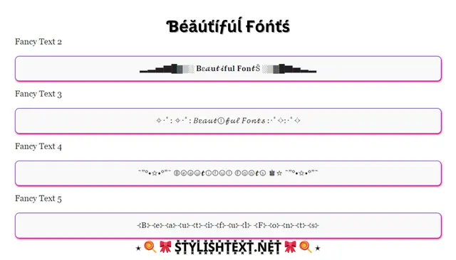 Beautiful Stylish Font Generator ★彡[(ᴄᴏᴘʏ ᴀɴᴅ ᴘᴀꜱᴛᴇ)]彡★